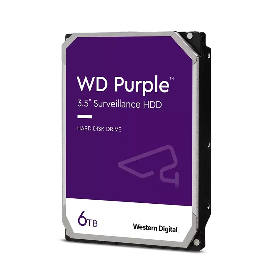 WD Purple Surveillance Hard Drive - 6 TB