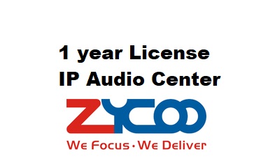Basic Licence Package for IP Audio Center(default 30   licenses with 1 year service)