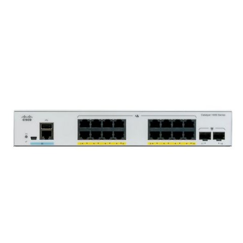 16x 10/100/1000 Ethernet PoE+ ports and 120 PoE budget, 2x 1G SFP uplinks