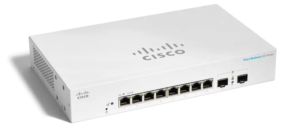 Cisco 8 Giga ports with 2 Gigabit SFP