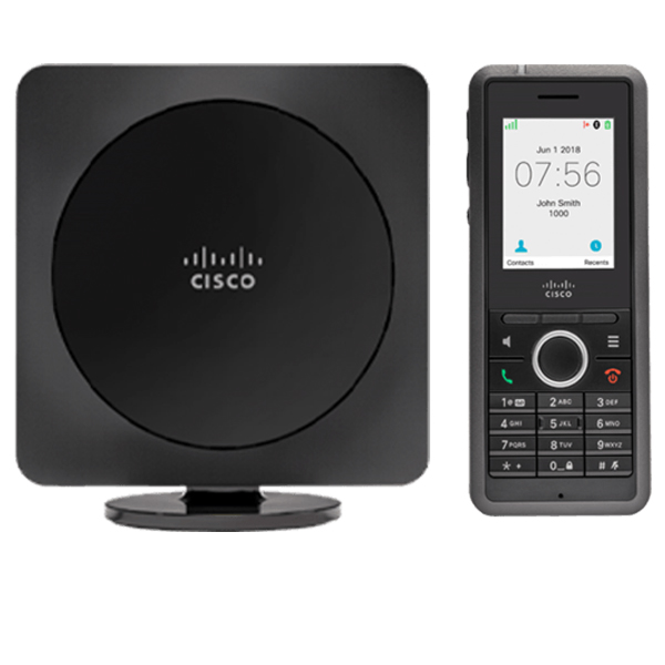 Cisco IP DECT Phone Bundle, Cisco IP DECT 6823 Handset and Multi-Cell Basestation, Power Adapter