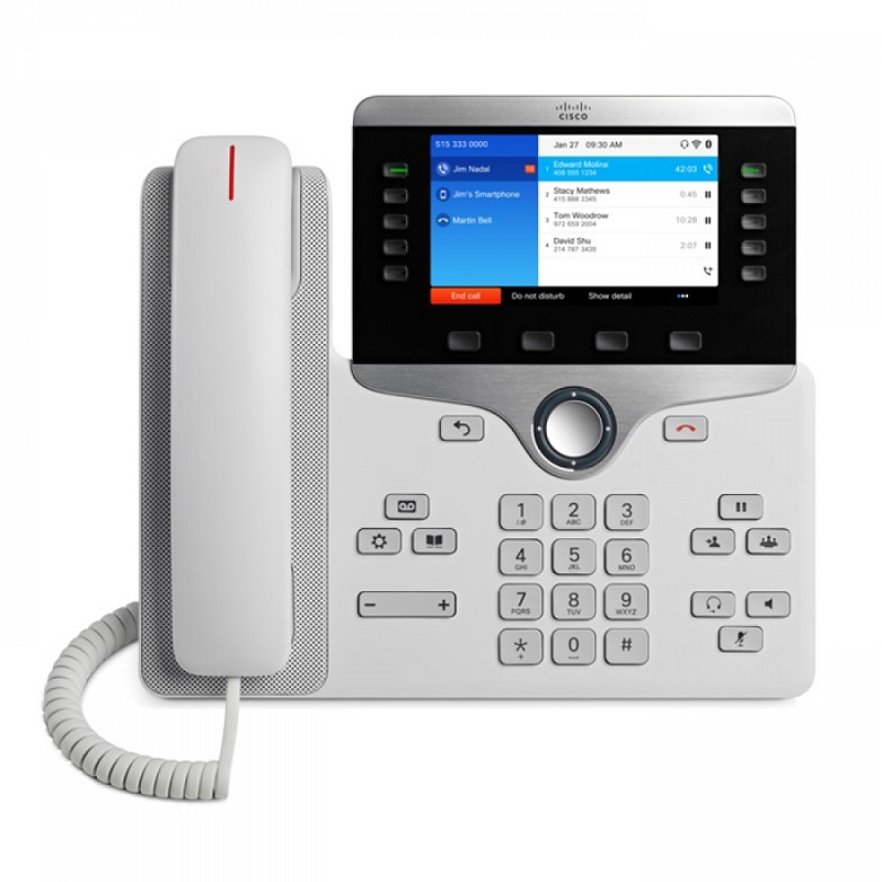 Cisco IP Phone 8861, White  