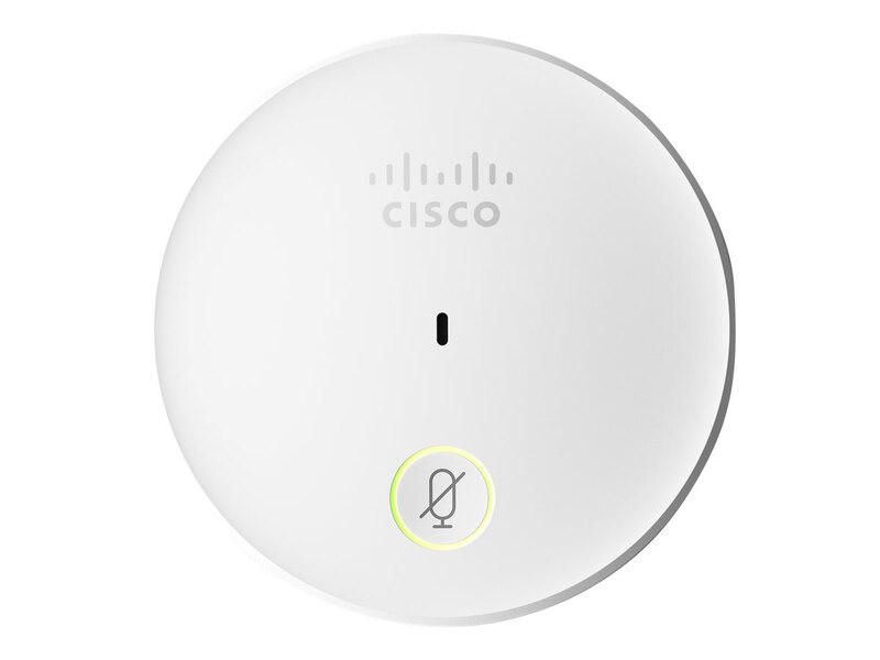 Cisco Table Microphone with 4-pin Euroblock connector, 9 meters cable