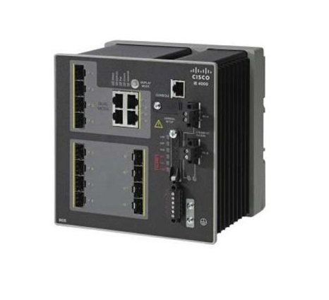 IE4000 switch with 8 GE SFP and 4 GE combo uplink ports