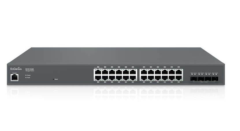 Cloud Managed 24-Port Gigabit Switch with 4 SFP+ Ports
