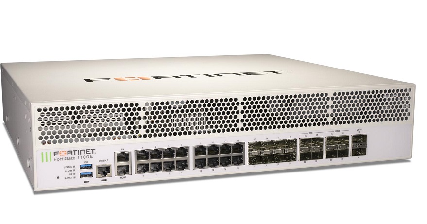 FortiGate-1101E Hardware plus 1 Year 24x7 FortiCare and FortiGuard Unified Threat Protection (UTP).
