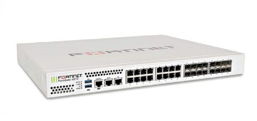 FortiGate-401E Hardware plus 3 Year 24x7 FortiCare and FortiGuard Unified Threat Protection (UTP).