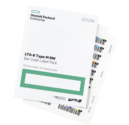 HPE LTO-8 30TB RW Bar Code Label Pack.