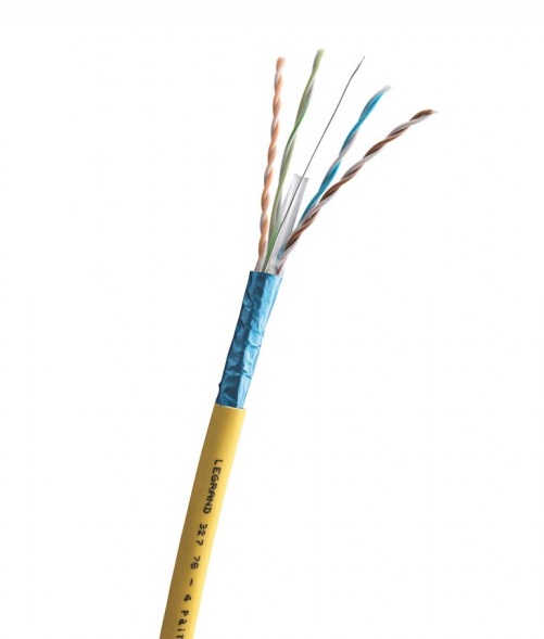 Cable category 6 A - F/UTP - 4 pairs - 500 m (in reel)