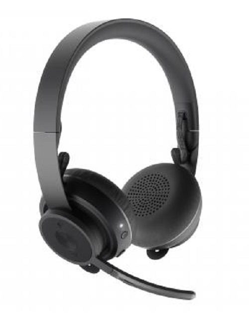 Logitech 981-000854 MSFT Teams Zone Wireless Headset Graphite  