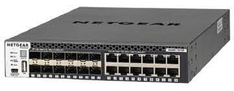 1/10G, L3, 24 Port SFP+ stackable switch with 2 10GE shared ports