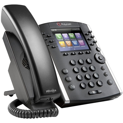 Microsoft Skype for Business/Lync edition VVX 401 12-line Desktop Phone with HD Voice, dual 10/100 Ethernet ports, HD Voice and Polycom UCS SfB/Lync License. Ships without power su