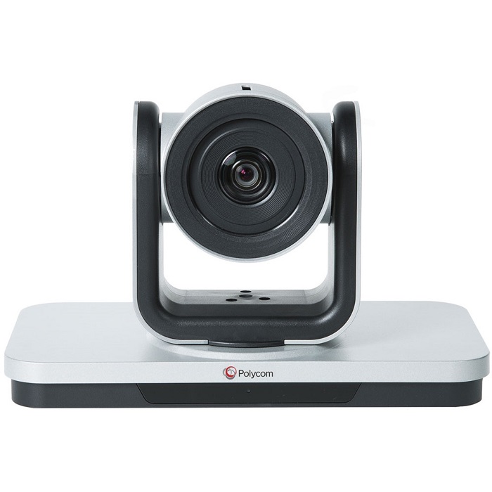EagleEye IV-12x Camera with Polycom 2012 logo, 12x zoom, silver and black, MPTZ-10.  Compatible with RealPresence Group Series software 4.1.3 and later. Includes 3m HDCI digital ca
