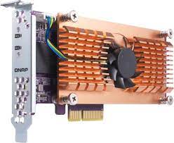 QNAP QM2-2P-384 M.2 to PCI Express Adapter