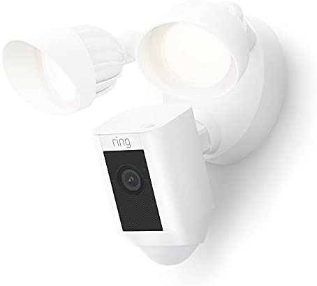 RING - Floodlight Cam Wired Plus - White - MEA