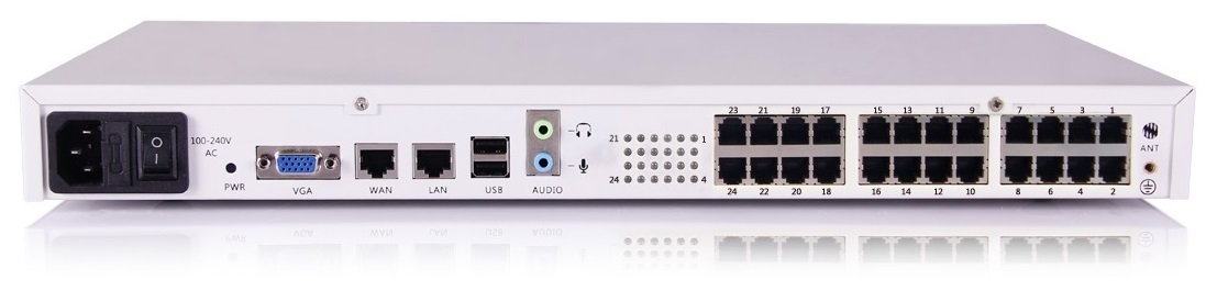 Zycoo U60 V3 with 8 FXO default module IP PBX system